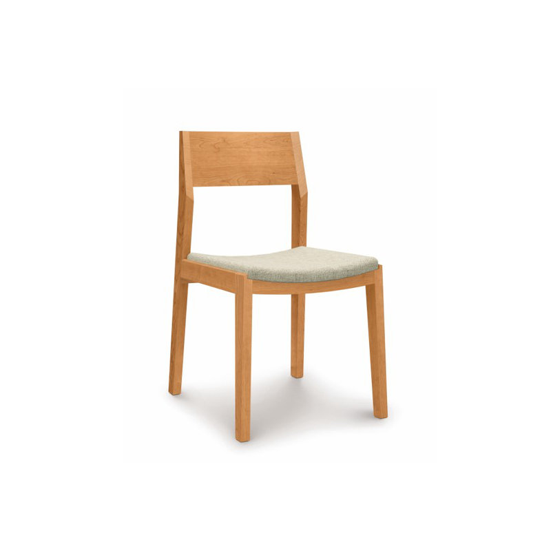 Leather Dining Chair, White, Autumn Cherry