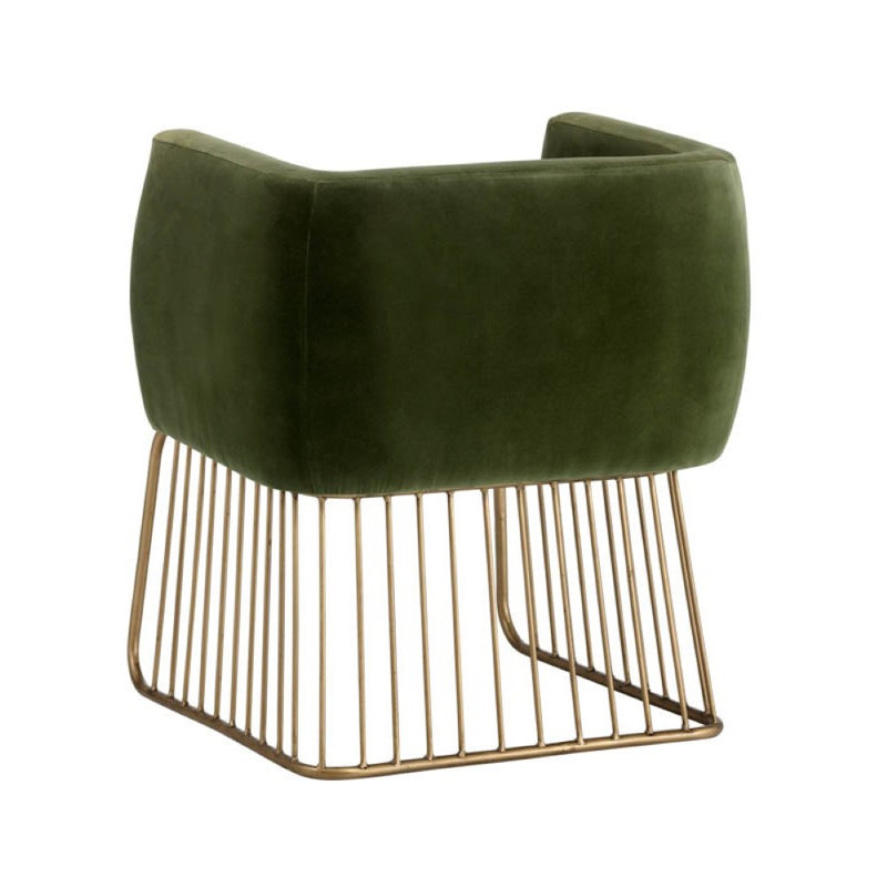 Directions Upholstered Arm Chair, Green