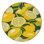 Washable Lemon Fruits Area Rug