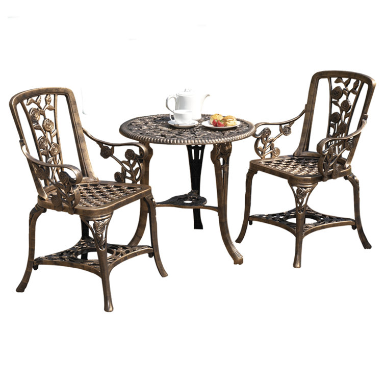 Esquibel 2 - Person Patio Dining Set with Round Table