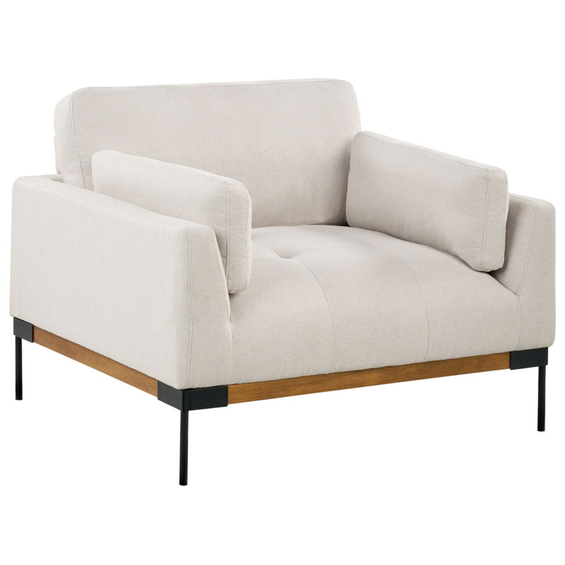 SKAVEN 3 - Piece Living Room Set, Light Beige Polyester