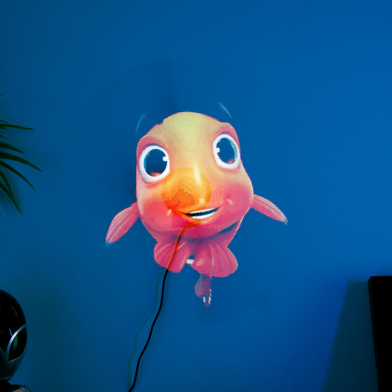 DIY 3D Hologram Projector Wall Lamp