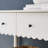 Emmeline 3-Drawer Scalloped Console Table-106714589