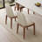 Nordic minimalist table and chair combination