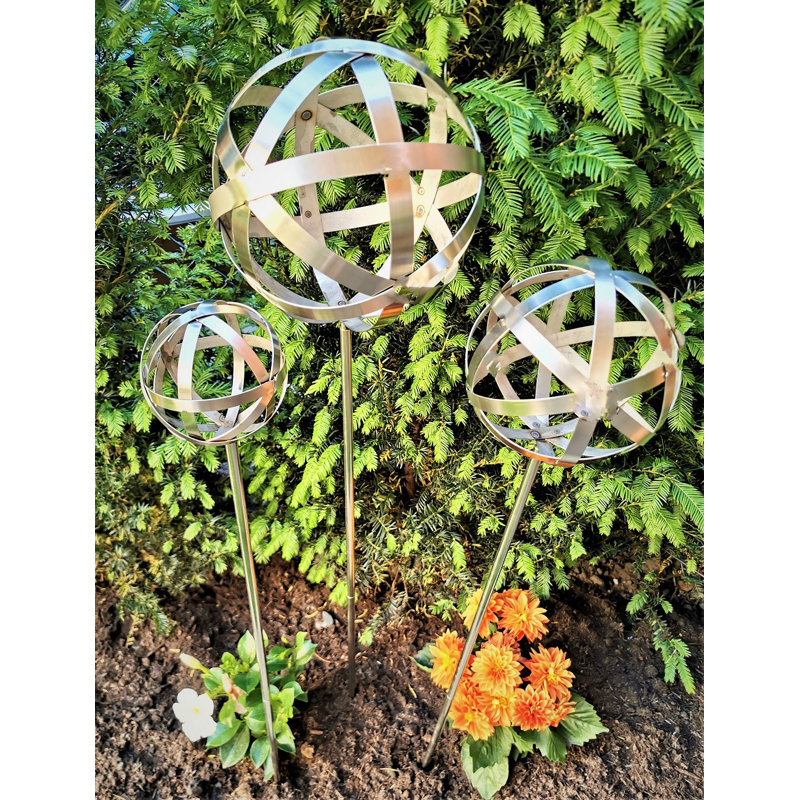 Celedonia Stainless Steel Garden Art, 100cm H x 35cm W x 30cm D, 3