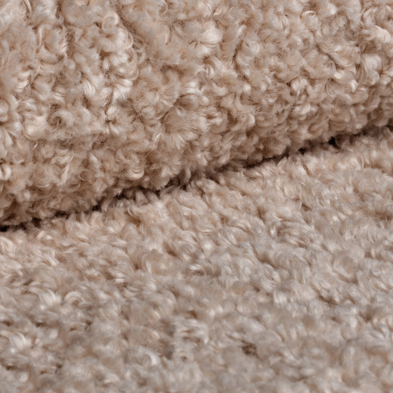 Adelo 5 Seater Boucle Corner Sofa , Right Hand Facing, Beige