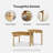 Ensemble de 2 tables basses Pérou