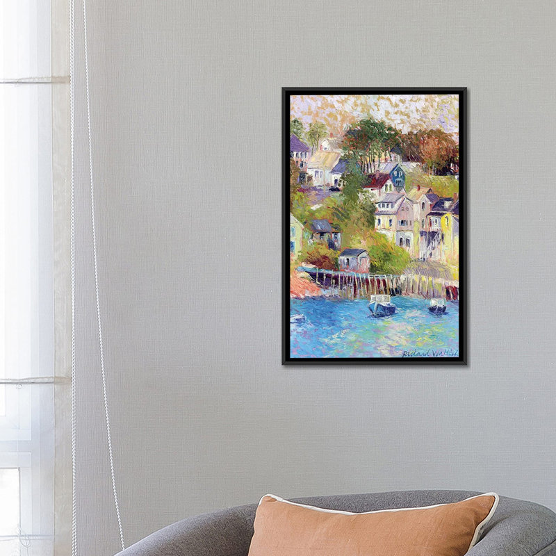 «Maine» par Richard Wallich - Gallery - Estampe numérique sur toile tendue, H 12 po x l 18 po x P 1,5 po, Toile tendue
