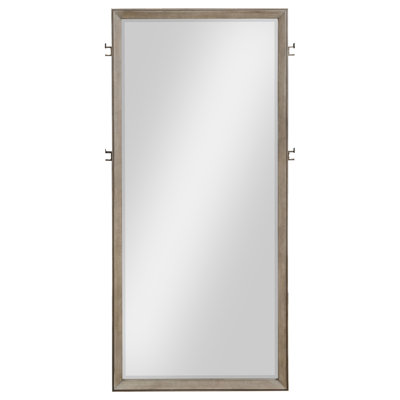 Carlwirt 80-inch Standing Floor Mirror Washed Oak