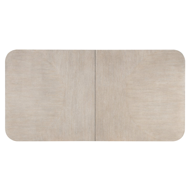 Diamond Finish Extendable Rectangular Oak Dining Table