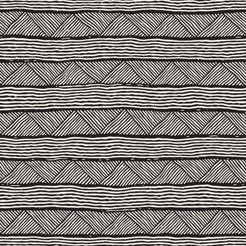 Johnar Geometric Doodle Lines 1 Piece Wrapped Canvas Wall Art, 91cm H x 91cm W x 3.8cm D