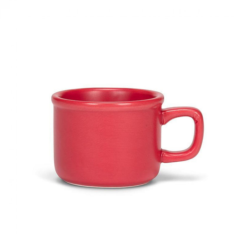 Tasse à espresso en grès Bianco, Rouge