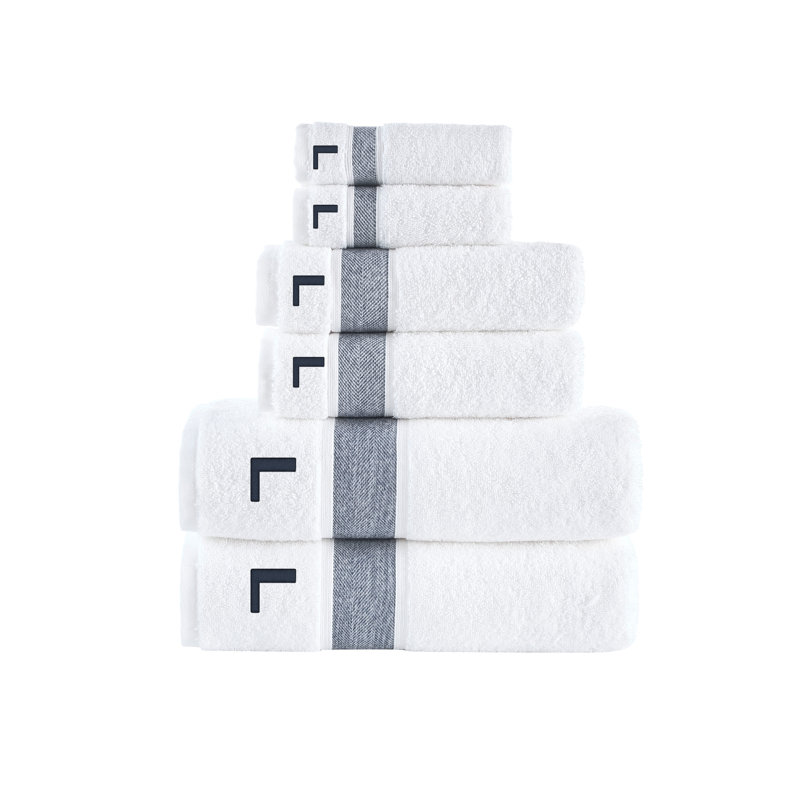 Dieter 6 pcs Towel Set, L, Navy