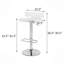 Tabouret pivotant réglable-641312210
