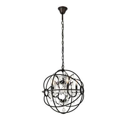 Svante 5 - Light Dimmable Globe Chandelier