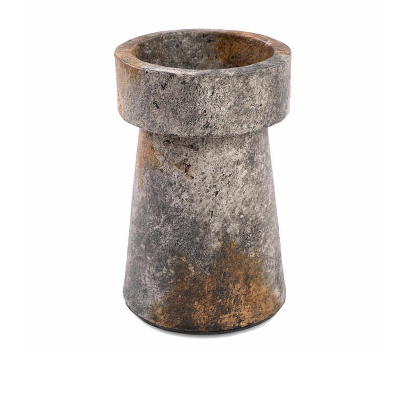 Terracotta Tabletop Pillar, 20cm H x 13cm W x 13cm D