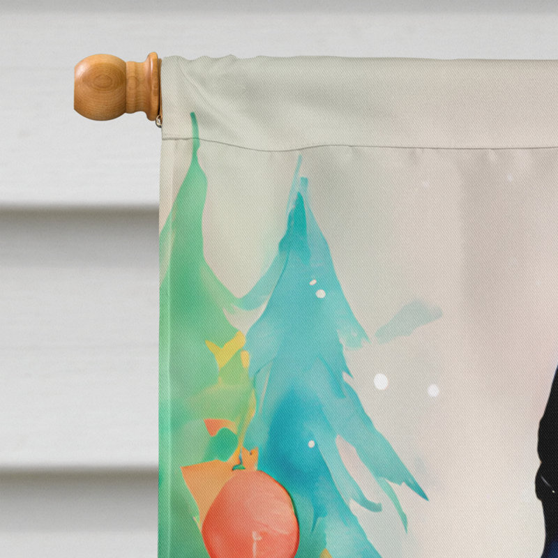 Double Sided Polyester Christmas, 40" H x 28" W