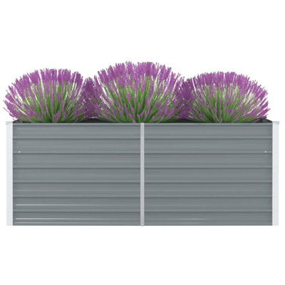 Jardinière en acier galvanisé 