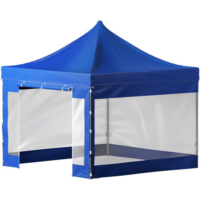 10 Ft. W x 10 Ft. D Metal Party Tent Canopy