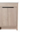 Meuble-lavabo autoportant 24 po avec 2 portes d'armoire à fermeture en douceur, seulement meuble-lavabo sans comptoir