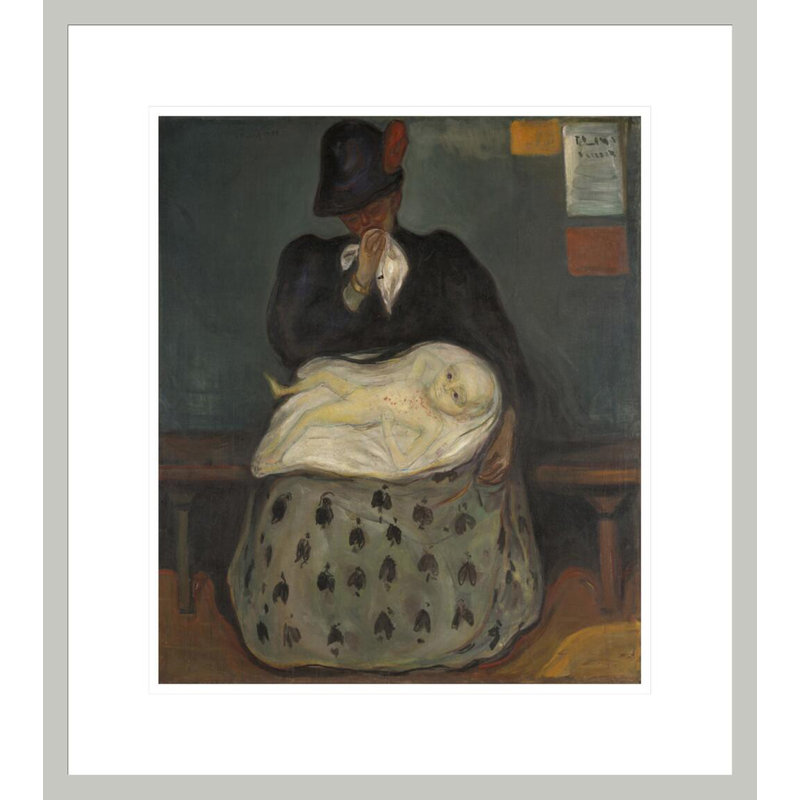 Inheritance by Edvard Munch -Framed Giclee Print, 19.88" H x 17.75" W