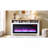 70 Inch Fireplace TV Stand For Tvs Up To 70",With 60"Smart Electric Fireplace,White-686905229