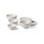 French Perle 8 Pieces Luna Nesting Dinnerware Set