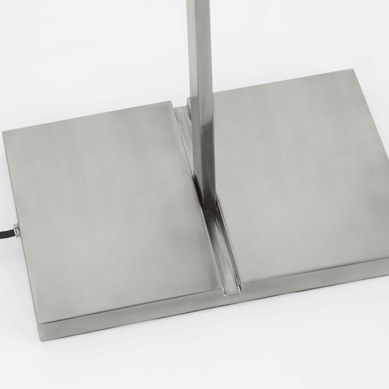 Linea LED Floor Lamp, Antique Nickel