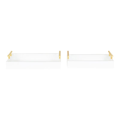 Norvan 2-Piece Rectangle Decorative Trays