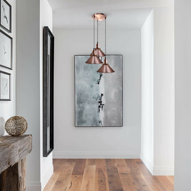 Eanes 3 - Light Copper Cluster Pendant