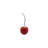 Ashtynn Red and Silver Aluminum Tabletop Sculpture-190469770