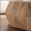Table basse en bois de style rétro en relief tridimensionnel, parfaite pour les réunions de famille douillettes