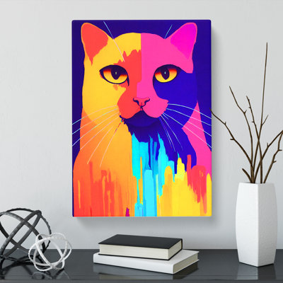 Cat Crayon Vol.1 - Wrapped Canvas