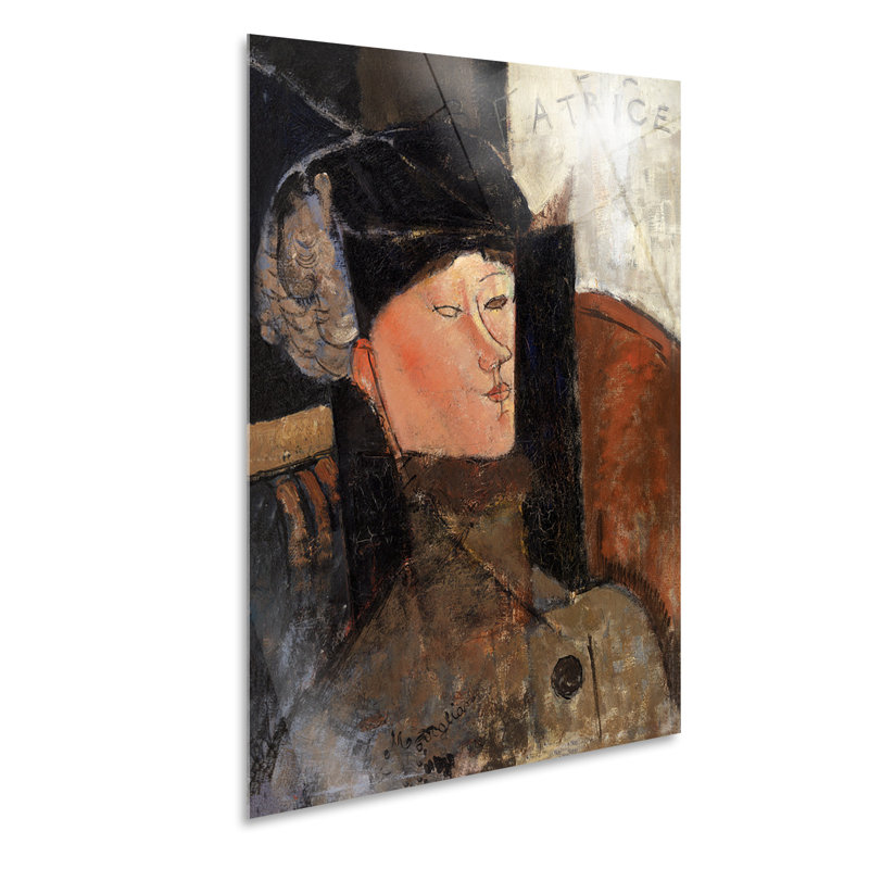 Beatrice by Amedeo Modigliani - No Frame Painting, Plastic/Acrylic, 100cm H x 70cm W