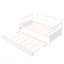 Lit de jour simple en bois avec lit gigogne simple, blanc-1668425618-1668425620