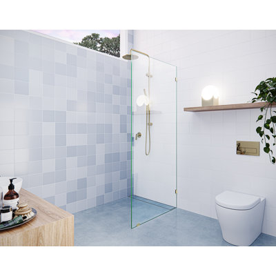 Vela 33" Frameless Fixed Shower Panel