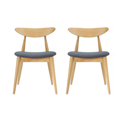 Modern Simple Wooden Dining Chair,Set Of 2