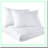 Luxury Cloud Comforter Set - Full/Queen Size - White - Soft Microsculpt Fabric - Ogee Pattern - Solid Color - Cozy Sham Included - Bedding Set