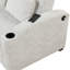 Canapé-lit convertible en chenille convertible avec dossier ajustable, 2 coussins, porte-gobelets, ports USB pour le salon, un appartement
