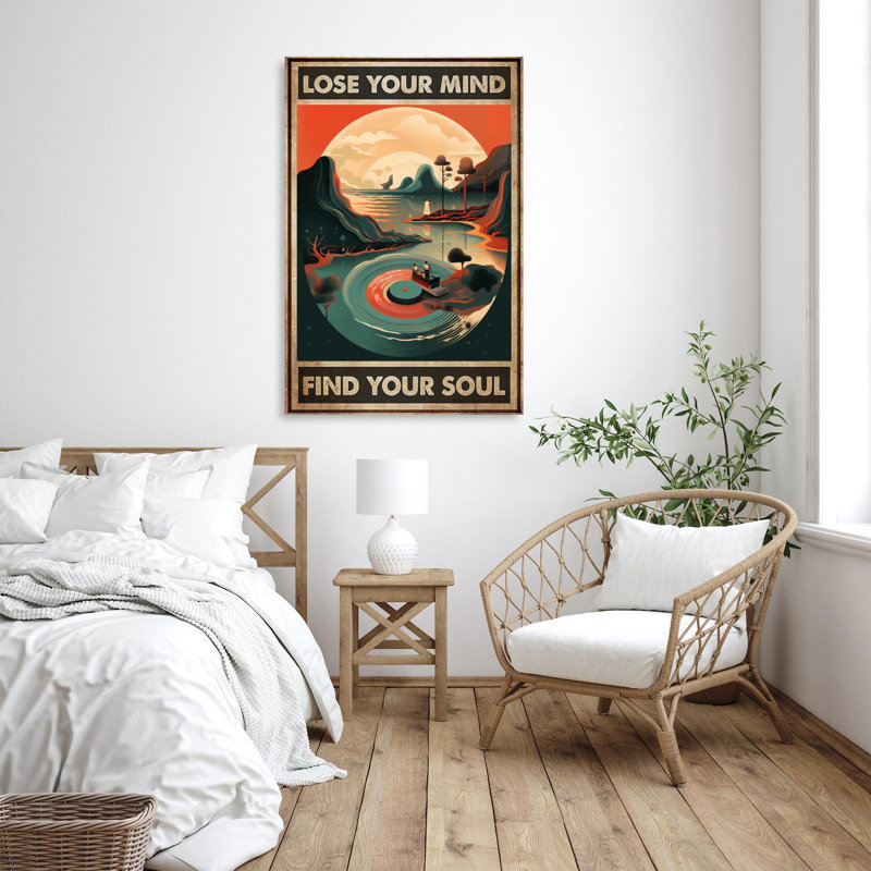 Vinyle «Lose Your Mind», impression sur toile, H 14 po x l 11 po x P 1,25 po