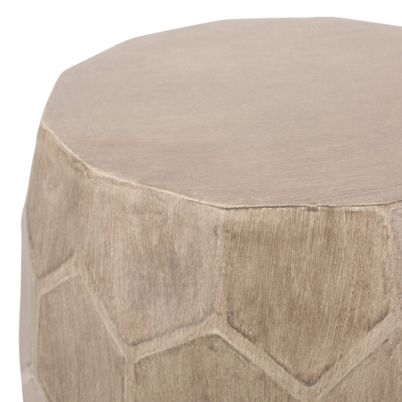 Table d'appoint d'extérieur en béton, mobilier d'extérieur