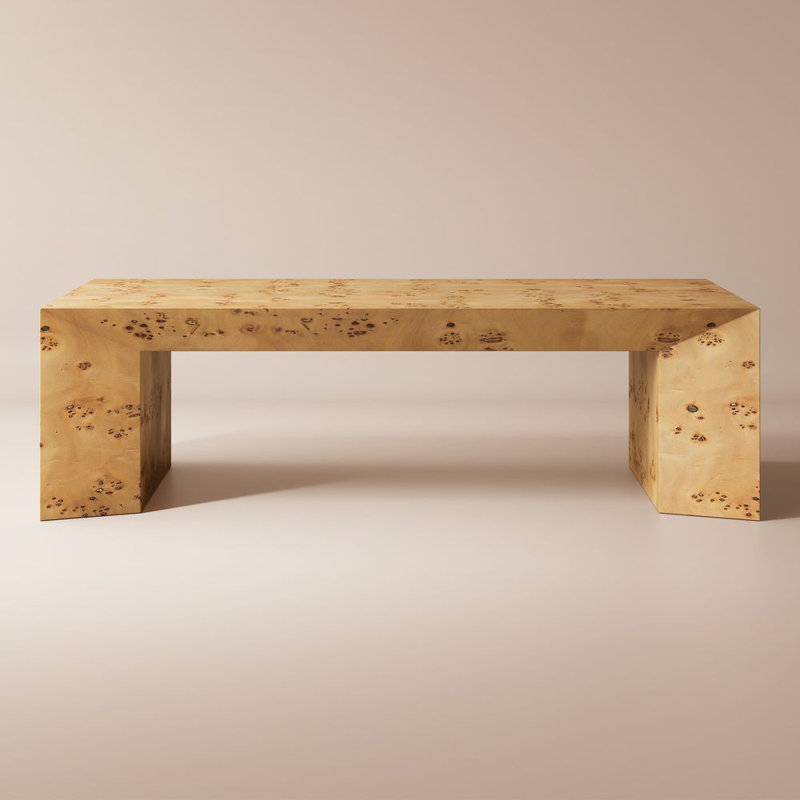 47" Burl Coffee Table