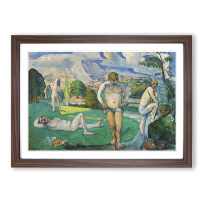 Bathers Vol.8 by Paul Cezanne - Picture Frame Painting