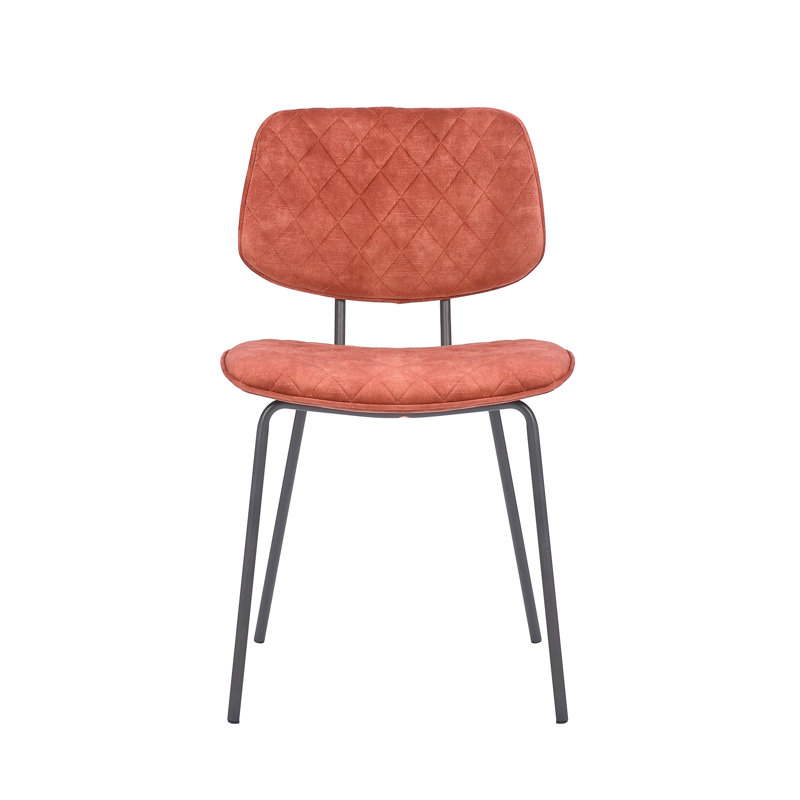 Chaise d'appoint en velours Caloundra, Ros