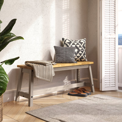 Staton Solid Wood Bench