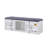 Grey And White Entryway Storage Bench With Comfortable Upholstery Contemporary Spacious Interior-679705791