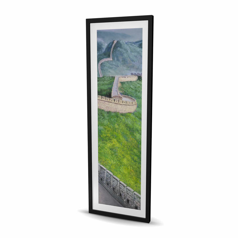 «Great Wall of China - Contemporary Architecture», reproduction encadrée