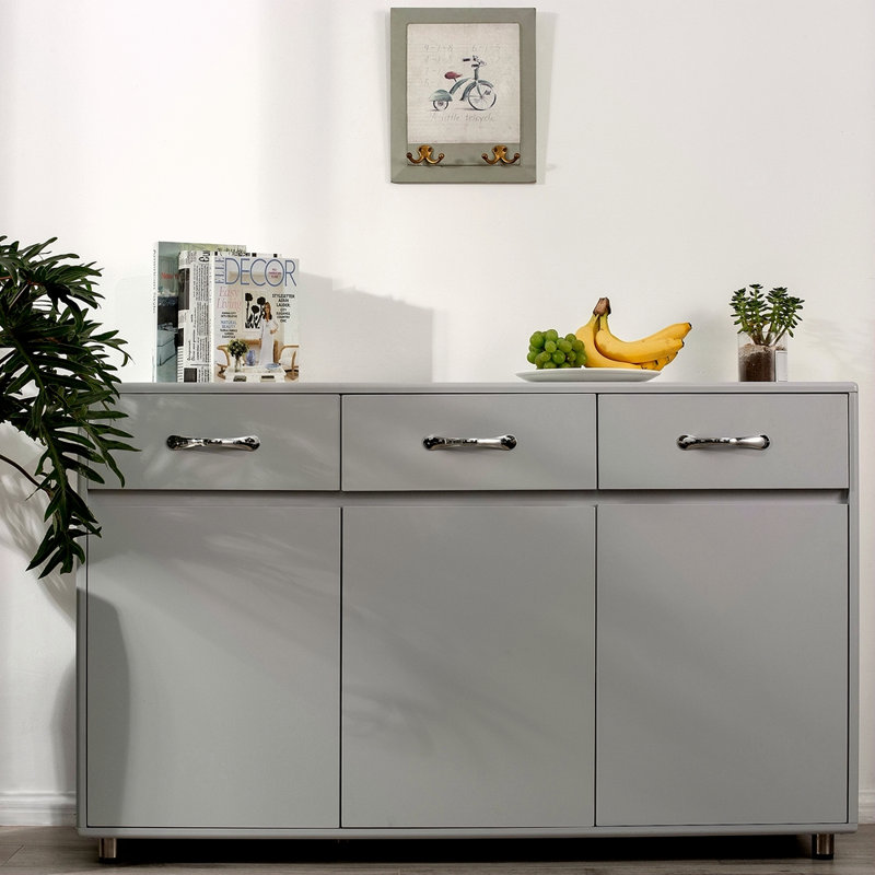 Table d'appoint Three Doors - Gris