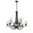 Leitner 9 - Light Steel Dimmable Tiered Chandelier