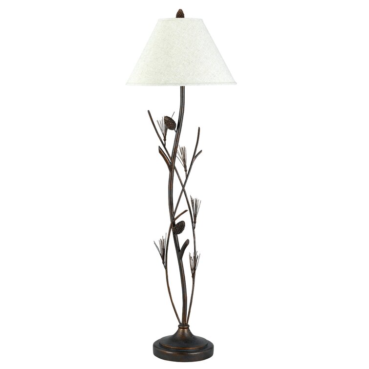 Walsh 58'' Brown Traditional Floor Lamp